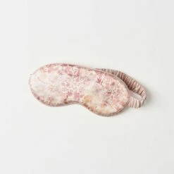 Silk Print Eye Mask - Blush Print