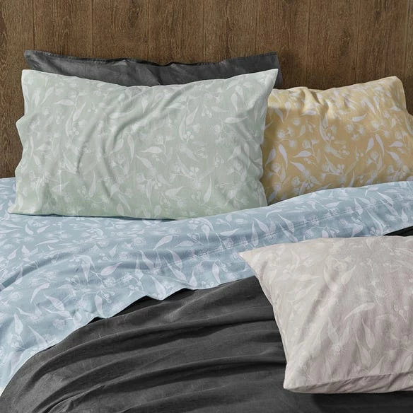 Pemberton Flannelette Sheet Set - Sage - Image 3