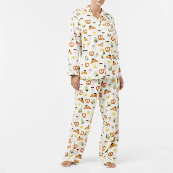 Breakfast In Bed Flannelette Pyjamas - Image 2