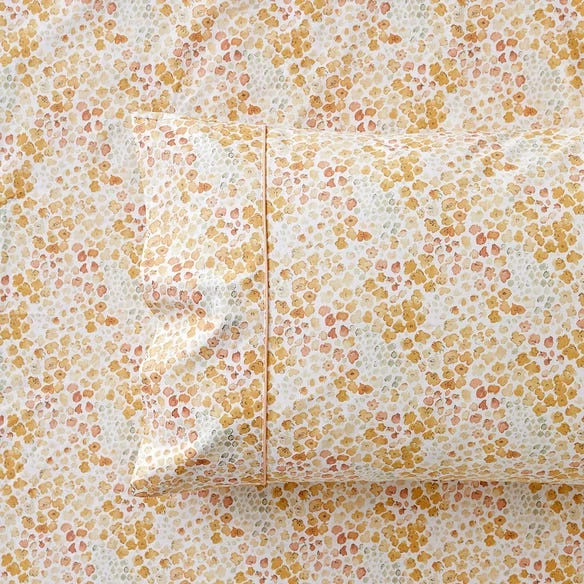 Beth 250 TC Cotton Sheet Set - Yellow Floral - Image 2