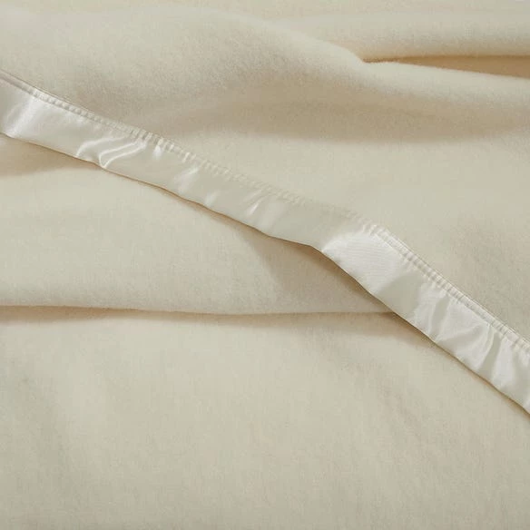 Cooper Woollen Blanket - Natural White - Image 3