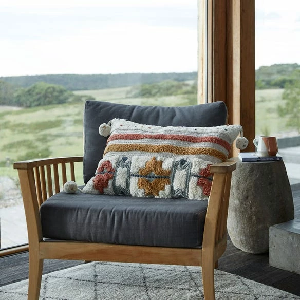 Kota Tufted Cushion - Multi Colour - Image 2