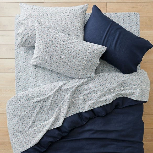 Marita 250 TC Cotton Sheet Set - Beige - Image 2