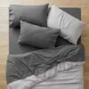 Flannelette Sheet Set - Charcoal
