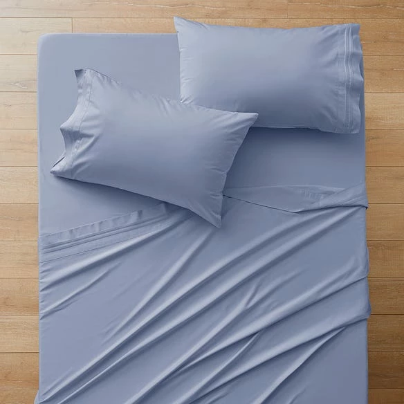 Caton 500 TC Bamboo/ Cotton Sheet Set - Chambray - Image 2